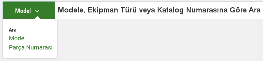 parts lookup dropdown